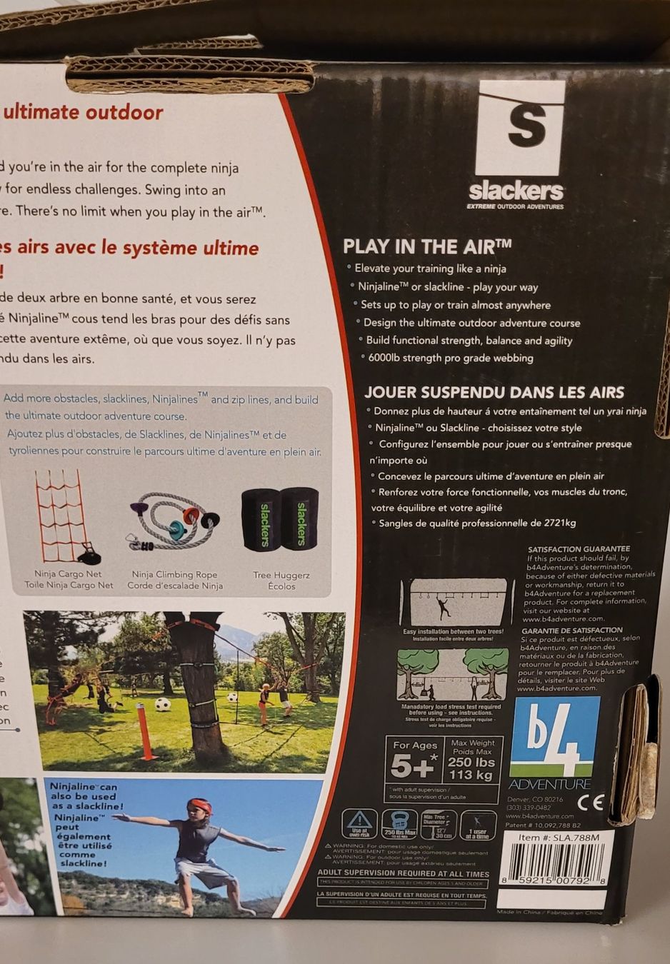 Slackline: Slackers Ninja Line Starterset  Ab 5 Jahren – Neu und originalverpackt aus Oberuzwil von  1