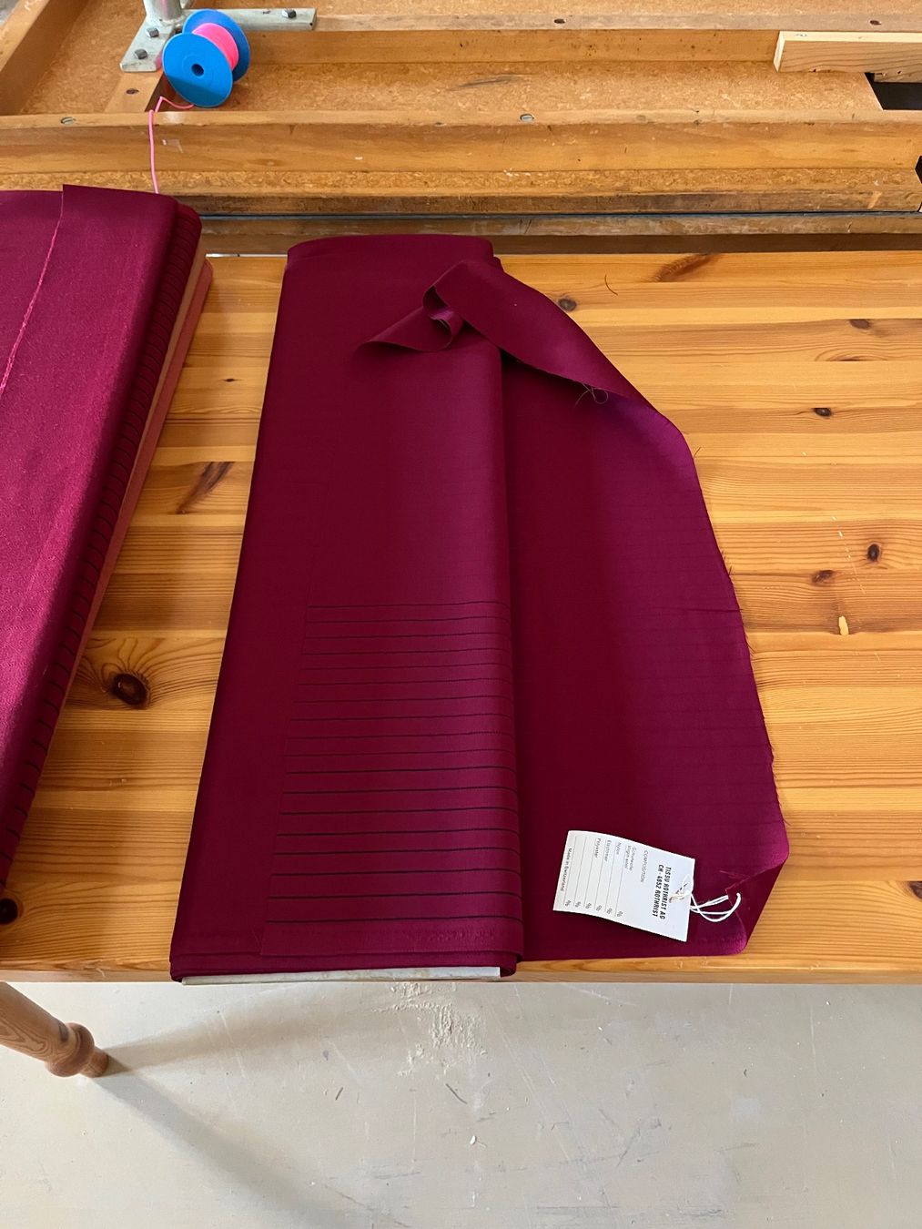Tessuti: Stoff, Meterware, Textil, Rot, Mischgewebe, Lot – Usato da Netstal venduto da spaltflo01 9