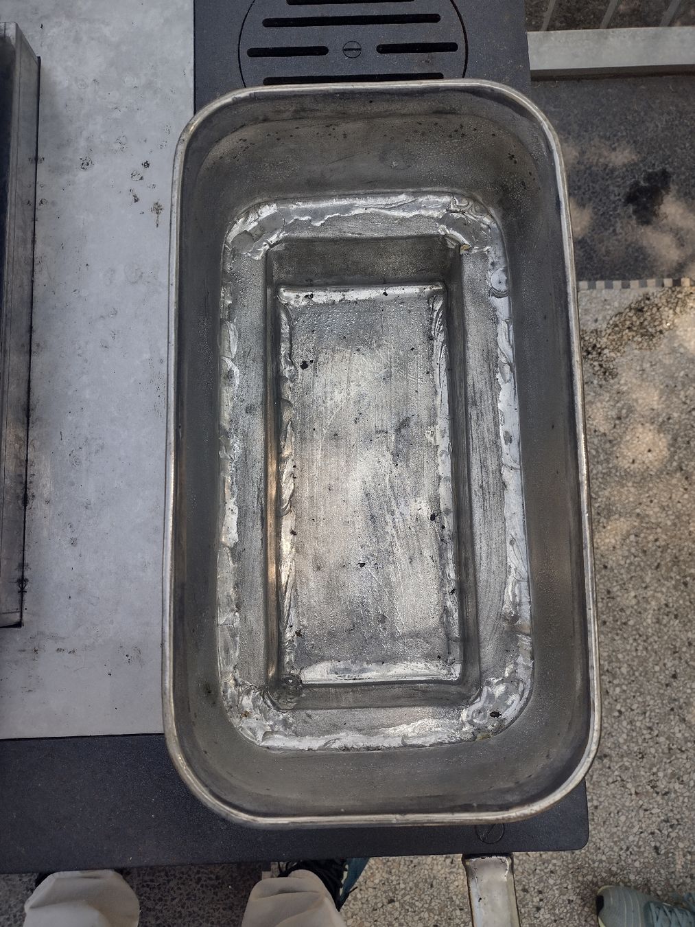 Altri mobili d'antiquariato: Beautiful Antique Enamel Grill with Propane Gas Conversion – Usato da Zürich venduto da TrainLine 4