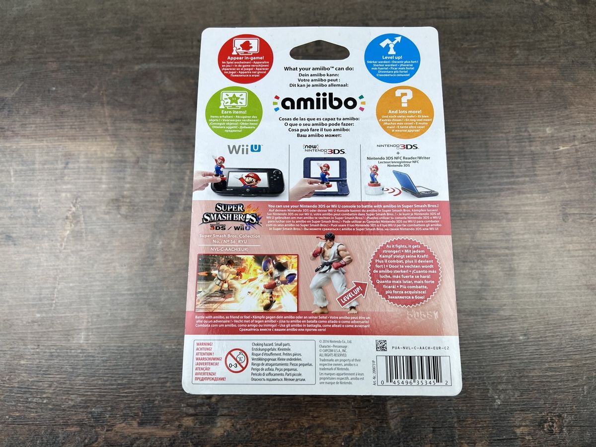 Nintendo Statuette: Nintendo Amiibo Nr. 56 Ryu Neu OVP – Nuovo e nell'imballaggio originale da Hallau venduto da R.R.91 1