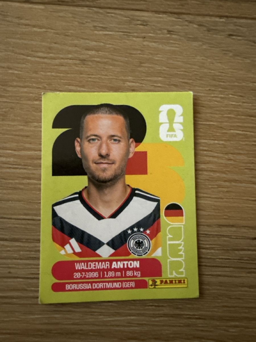 Panini Carte collezionabili: Panini WM 2026 Sticker Waldemar Anton Ger7 – Usato da Frenkendorf venduto da emi_jg7b