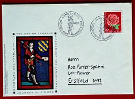 TAG DER BRIEFMARKE LANGENTHAL FURRER SBB ERSTFELD URI 1964
