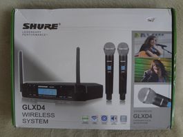 Shure GLXD4 Beta 58a -  Microphone sans fil UHF set complet