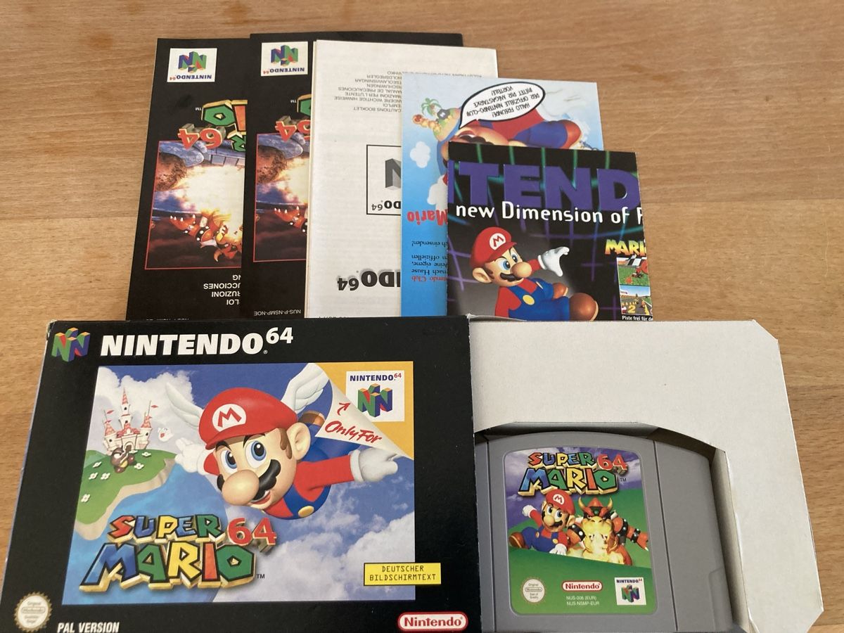 Giochi: Super Mario 64 n64 Nintendo 64 Top condition – Usato da St. Gallen venduto da Parrotb 1