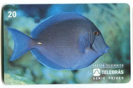 Telefonkarte "Fische". Brasilien.