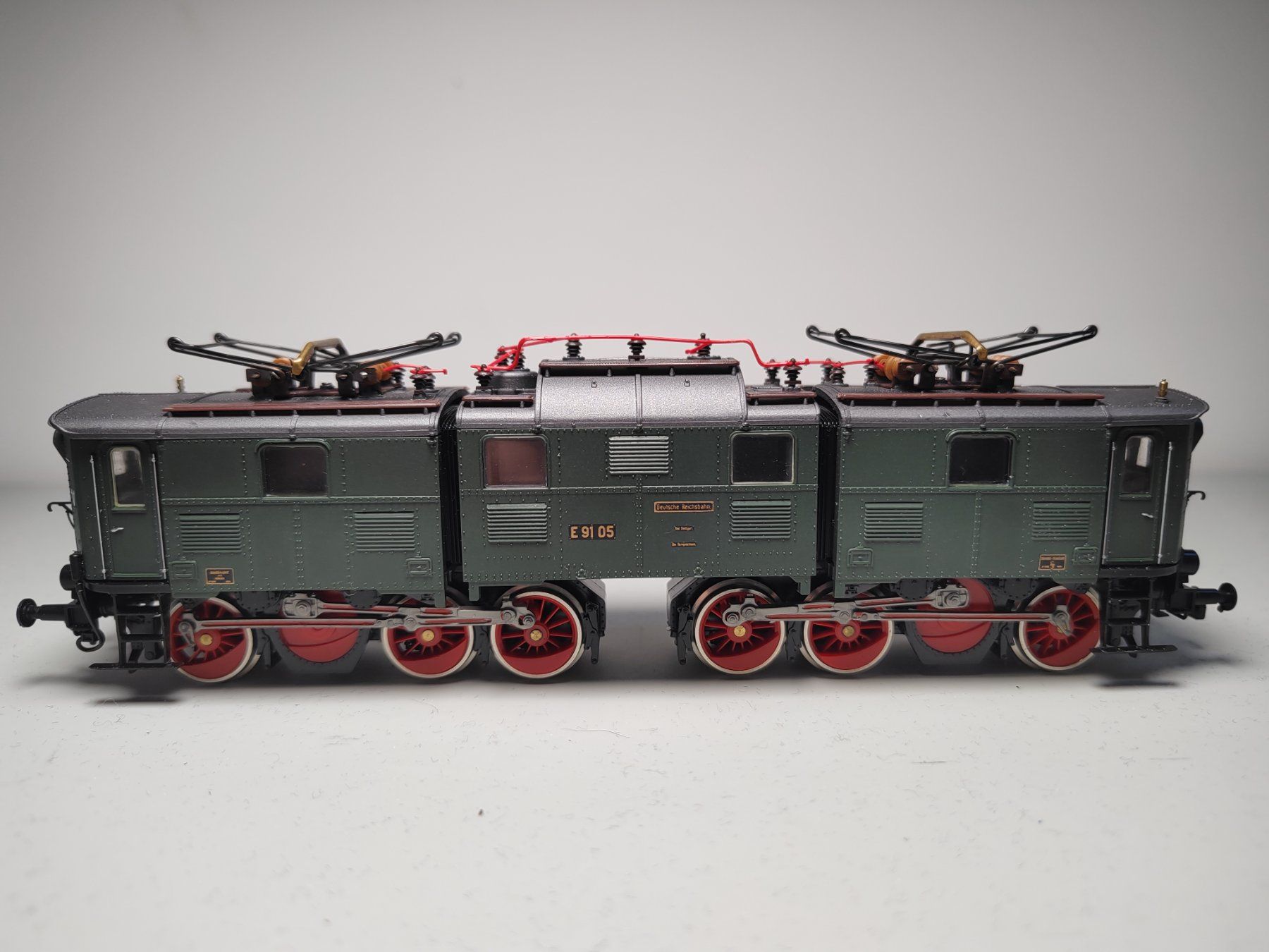 Modellini di ferrovie: Röwa 1405 E-Lok E91 Deutsche Reichsbahn – Nuovo e nell'imballaggio originale da Bachenbülach venduto da R.Mall