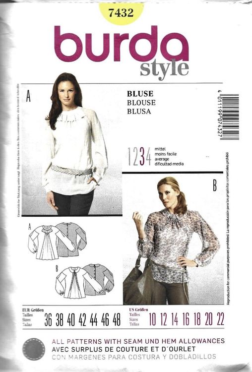 Burda Schnittmuster 7142 - Kurzmantel, Jackett & Blouson Für Herren Gr. 44-54