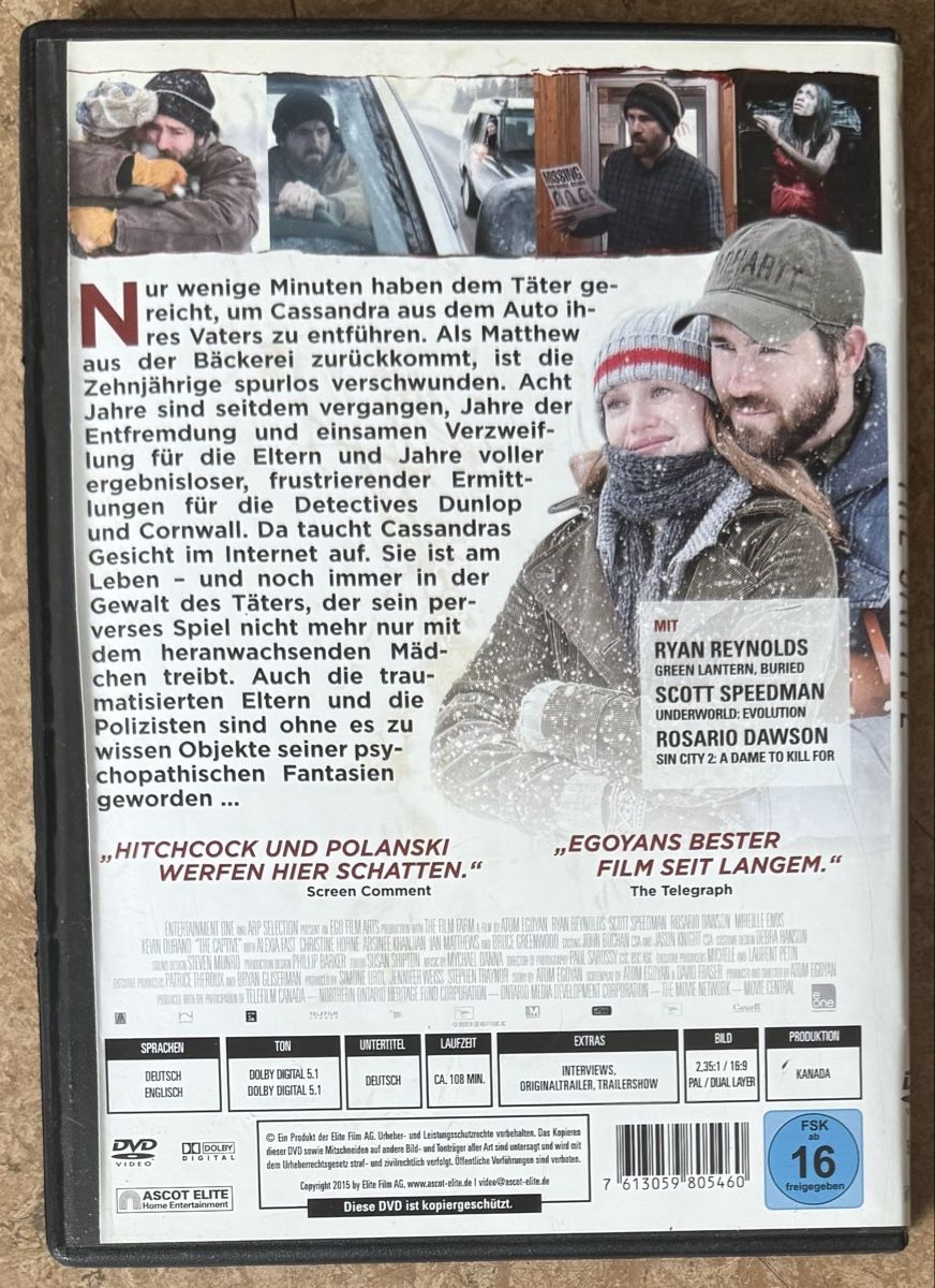 Alle DVDs: THE CAPTIVE – Neu (gemäss Beschreibung) aus Dietikon von AndreaSch01 1