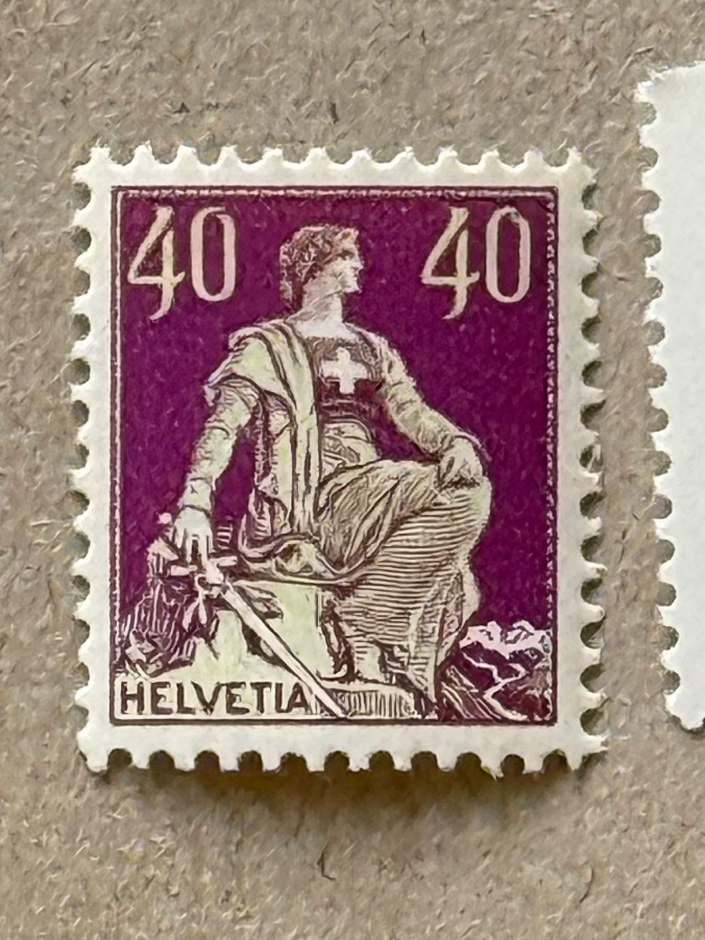 Tutti i francobolli: 176z, postfrisch – Usato da Aarau venduto da hilde47
