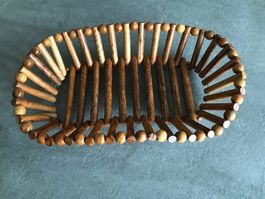 Corbeille de table en bois d’olivier