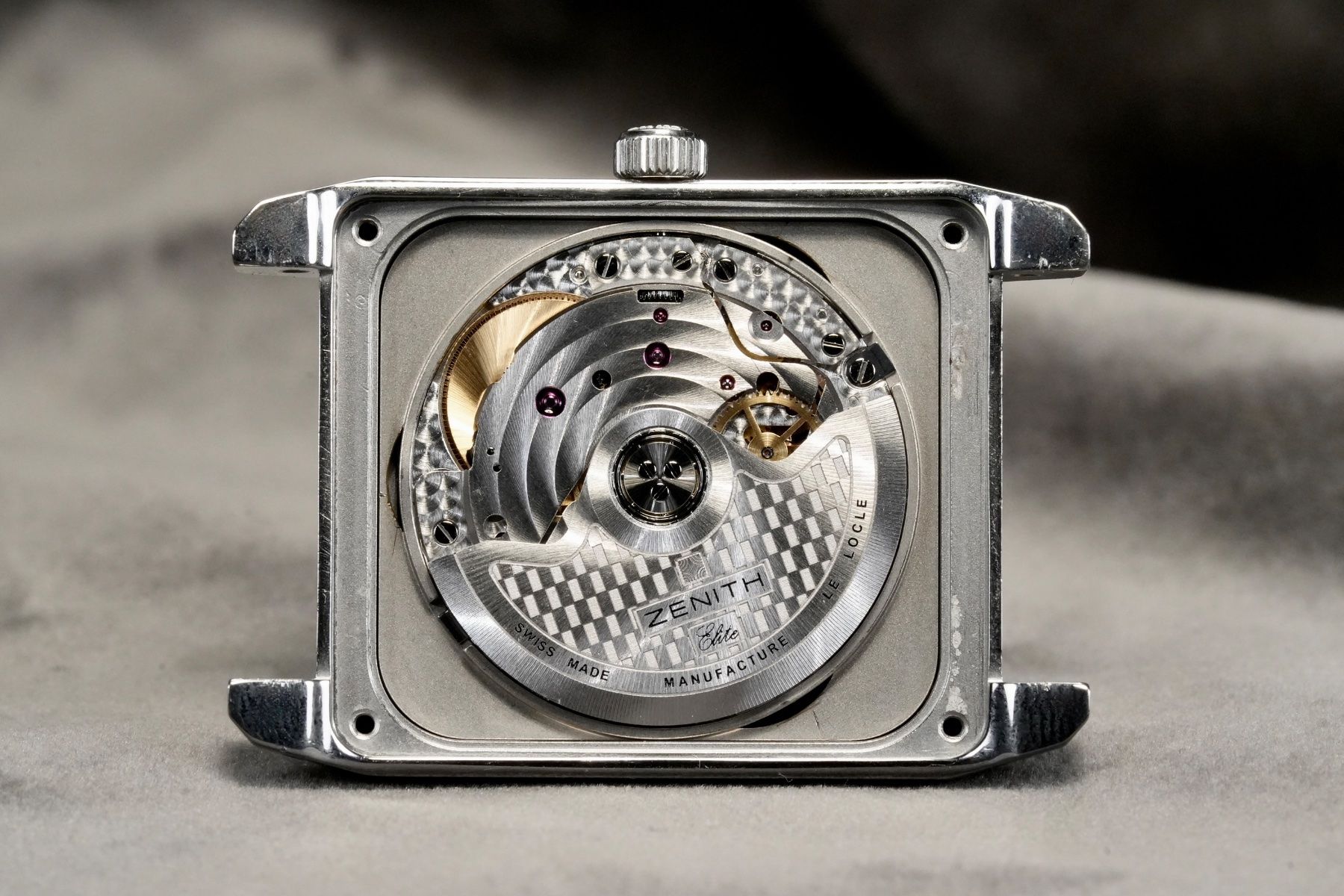 Zenith Orologi: Zenith - Elite Port Royal Tank Rectangular Automatic Steel – Usato da Morcote venduto da chronoservice 4