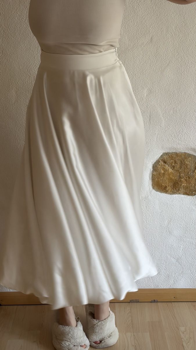 Gonne: Eleganter weißer Maxi-Rock – Nuovo (secondo la descrizione) da Pratteln venduto da plk_px2d