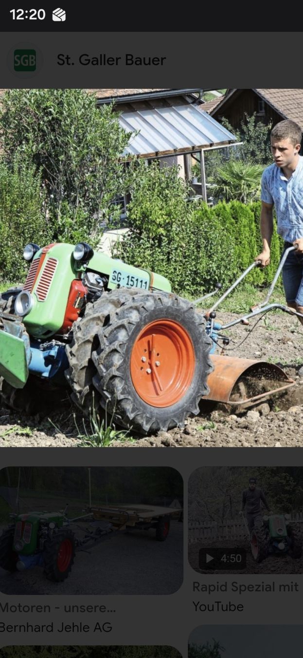 Rapid Tracteurs: Rapid spezial mit Pflug/egge – D'occasion à Schleitheim par Marc.Heller 1