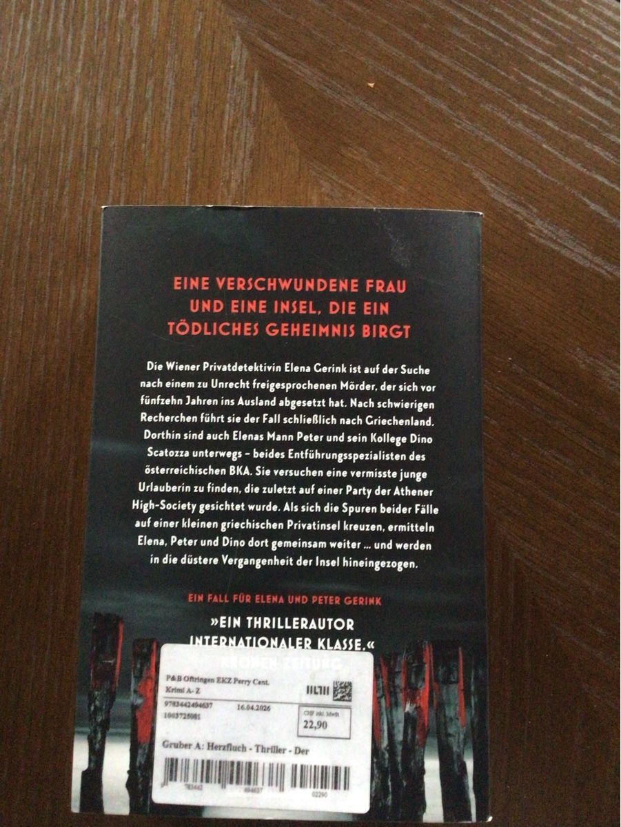Libri: Herzfluch Andreas Gruber – Usato da Oftringen venduto da anbara 1