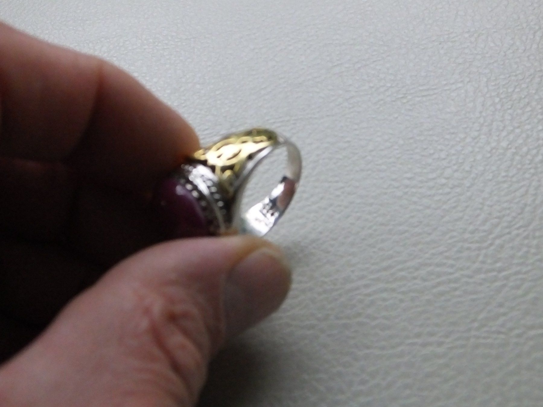 Anelli: Herrenring mit Echtem RUBIN Stein – Usato da Unterentfelden venduto da l654321a 7