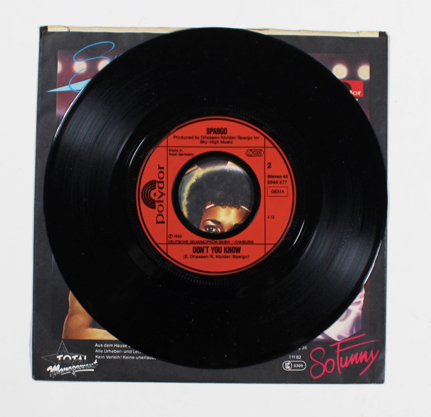 Dischi in vinile: 7" SPARGO - SO FUNNY - Disco Hit 1982 – Usato da Brüttisellen venduto da Collector-Corner 3