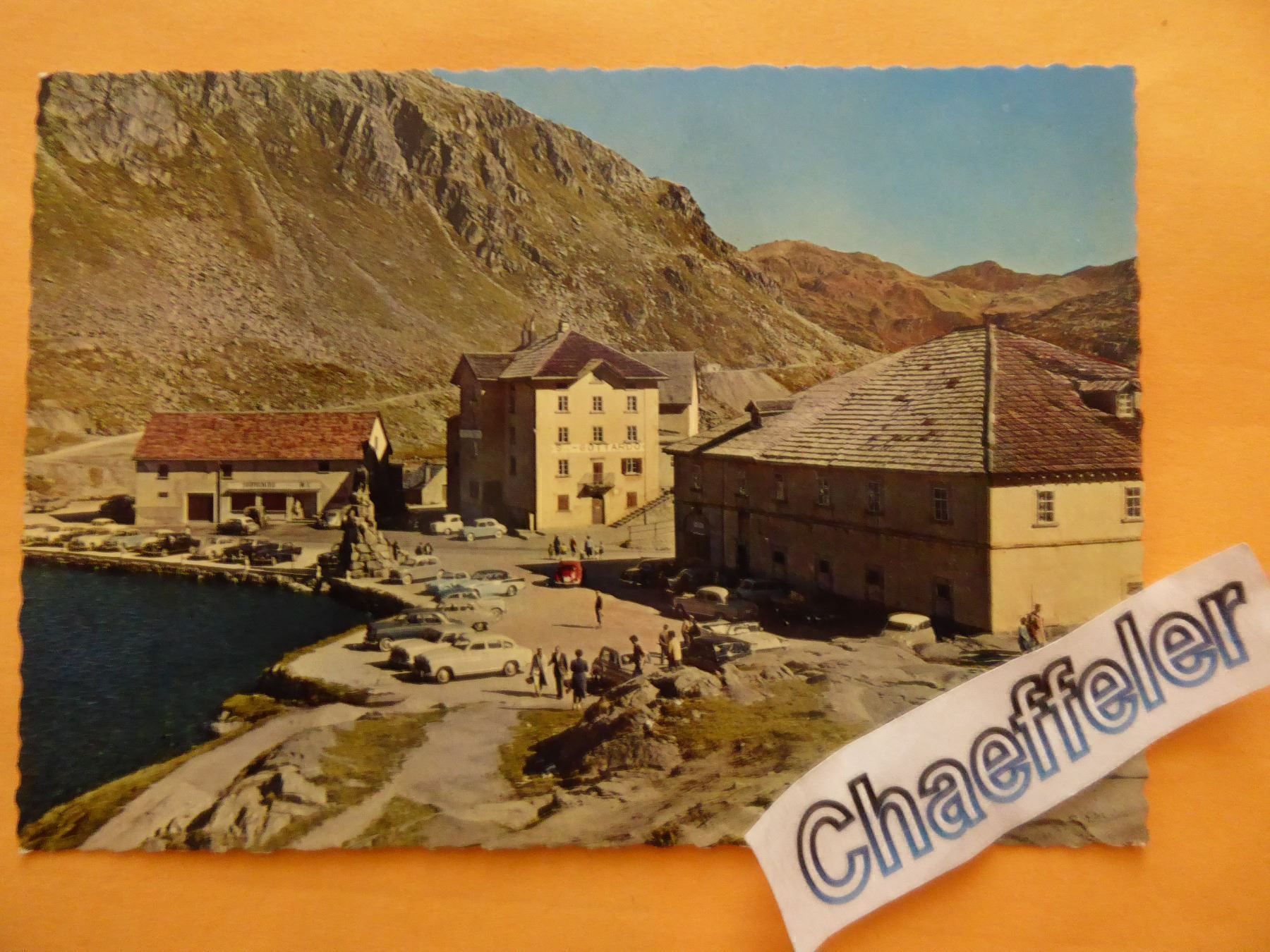 Cartoline postali: 1972  St. Gotthard, Ospizio – Usato da Zürich venduto da Chaeffeler
