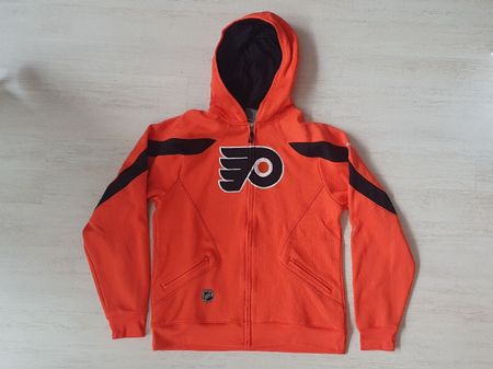 Eishockey: Original NHL Reebok Hoodie, Philadelphia Flyers