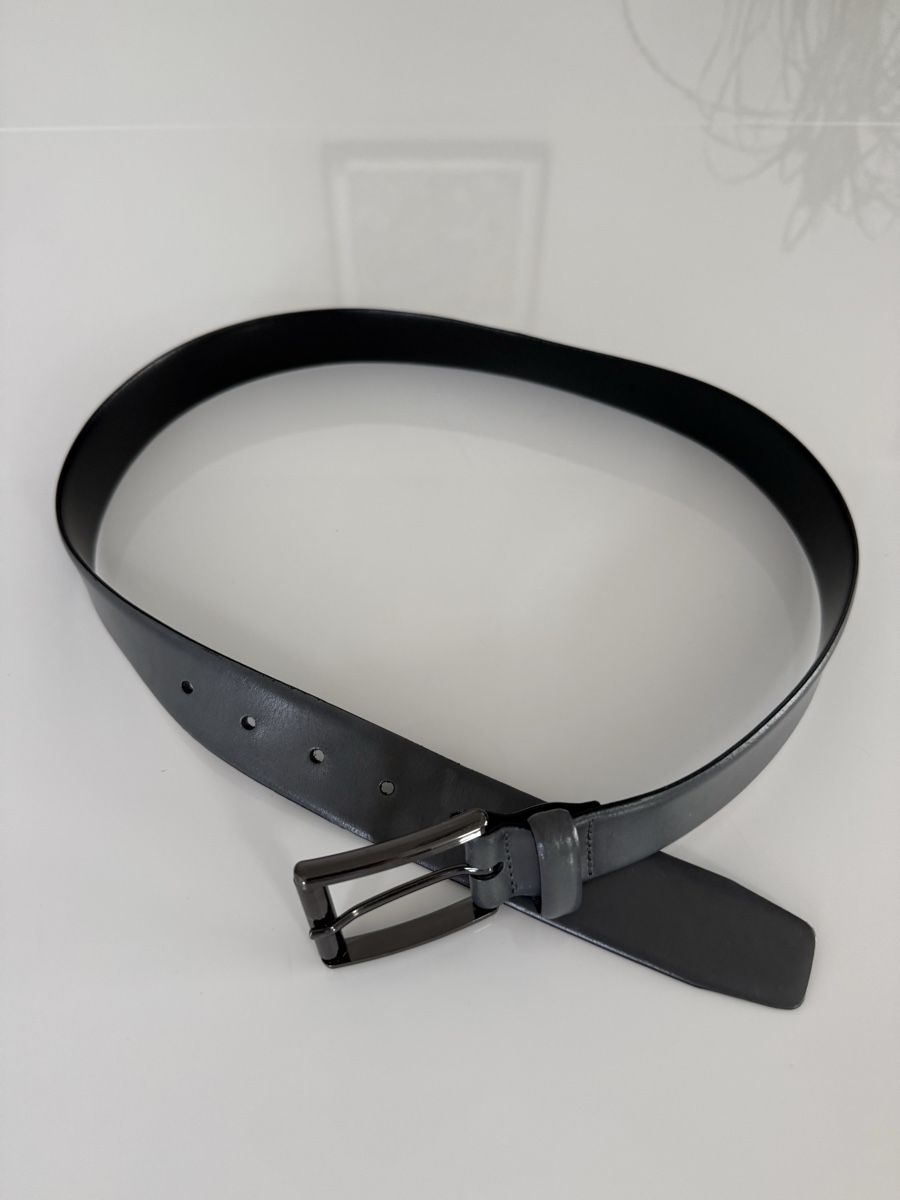 Cinture: Strellson Ledergürtel grau Gr. 85 – Usato da Ueken venduto da salomon.t9 1
