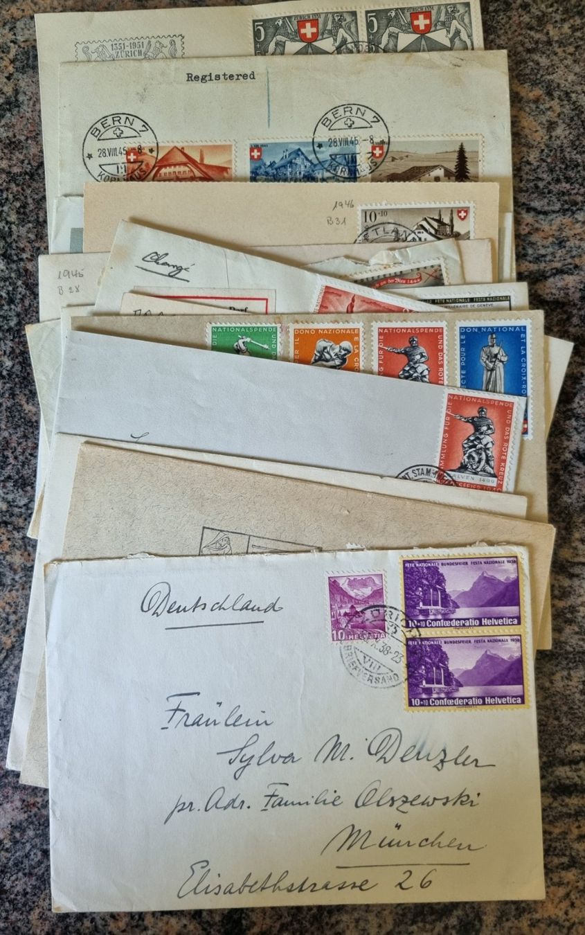 Tutti i francobolli: 16 Briefe mit Pro Patria Frankaturen – Usato da Gümligen venduto da Geniusbuy
