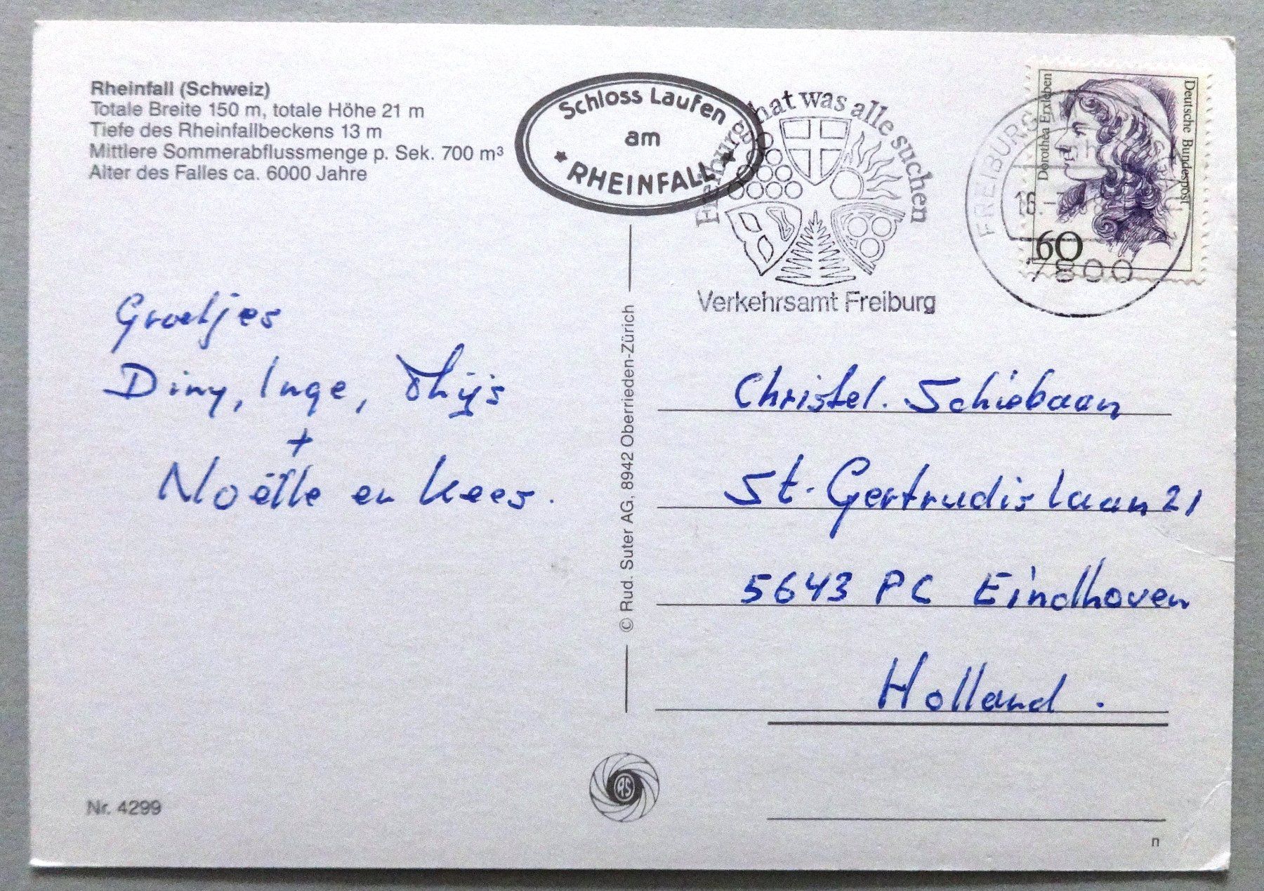 Cartes postales: Rheinfall (Schweiz) – D'occasion à Fétigny par Billy2miny 1