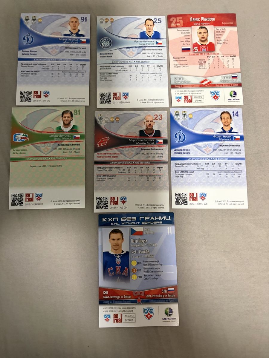 NHL Sammelbilder & Trading cards: KHL Czech Hockey Cards – Gebraucht aus Meierskappel von Cc19 1