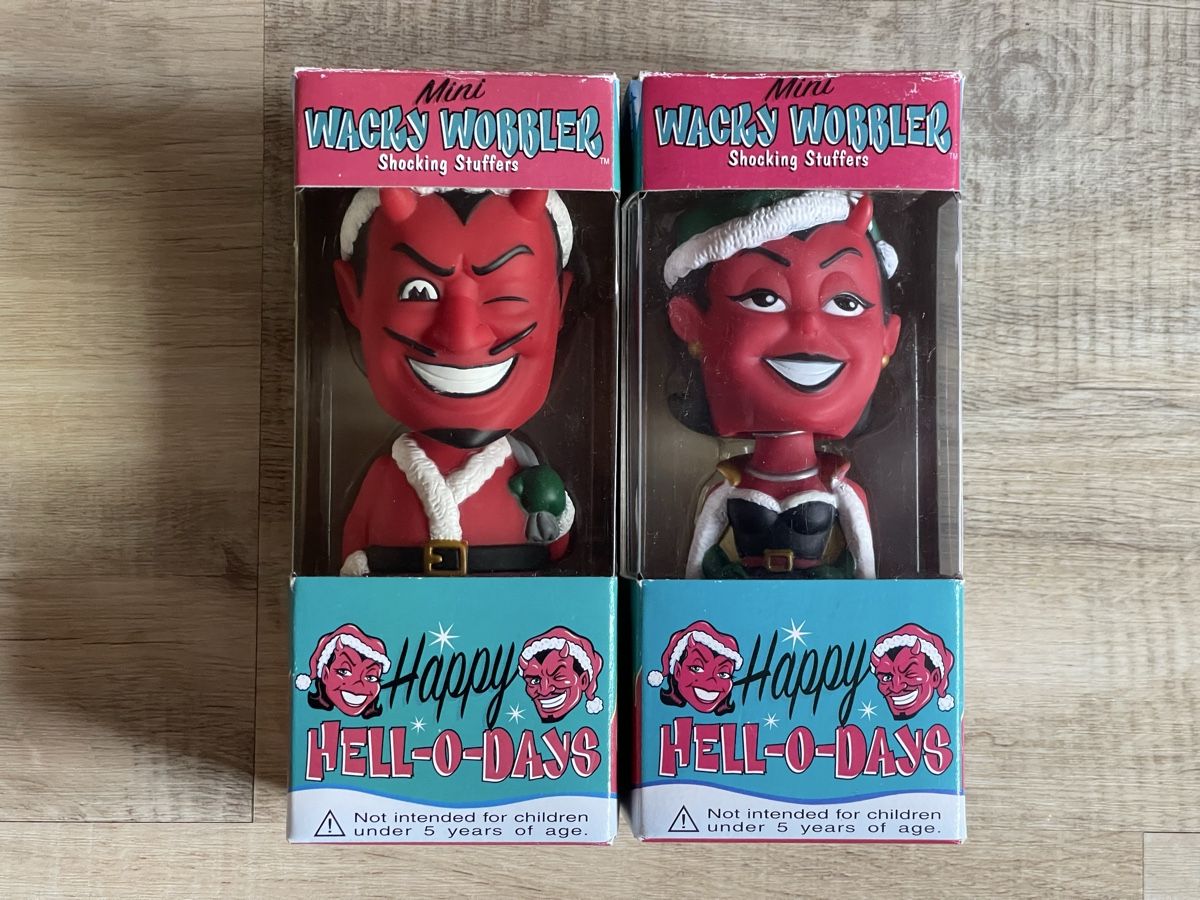 Funko Figuren: Funko Wacky Wobbler Mini Devil Teufel Hell-o-Days Set – Gebraucht aus Buchberg von jay13013