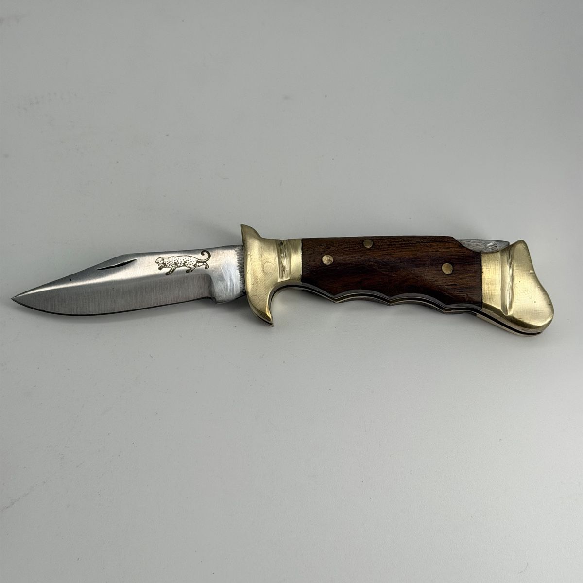Coltelli tascabile: Couteau pliant LEOPARD mini – manche bois – Usato da Vessy venduto da _Callidus_ 1