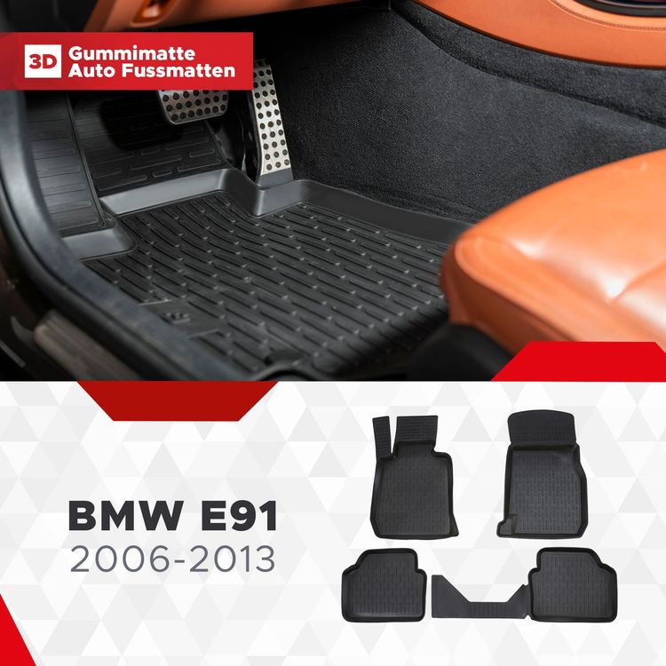 3D BMW 3 (E91) Fussmatten 2006-2013