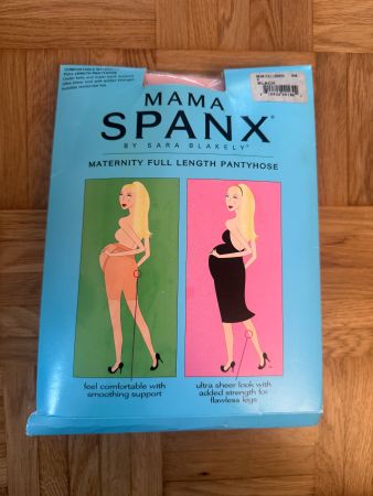Mama Spanx Umstandsstrumpfhose – Full Length – Schwarz