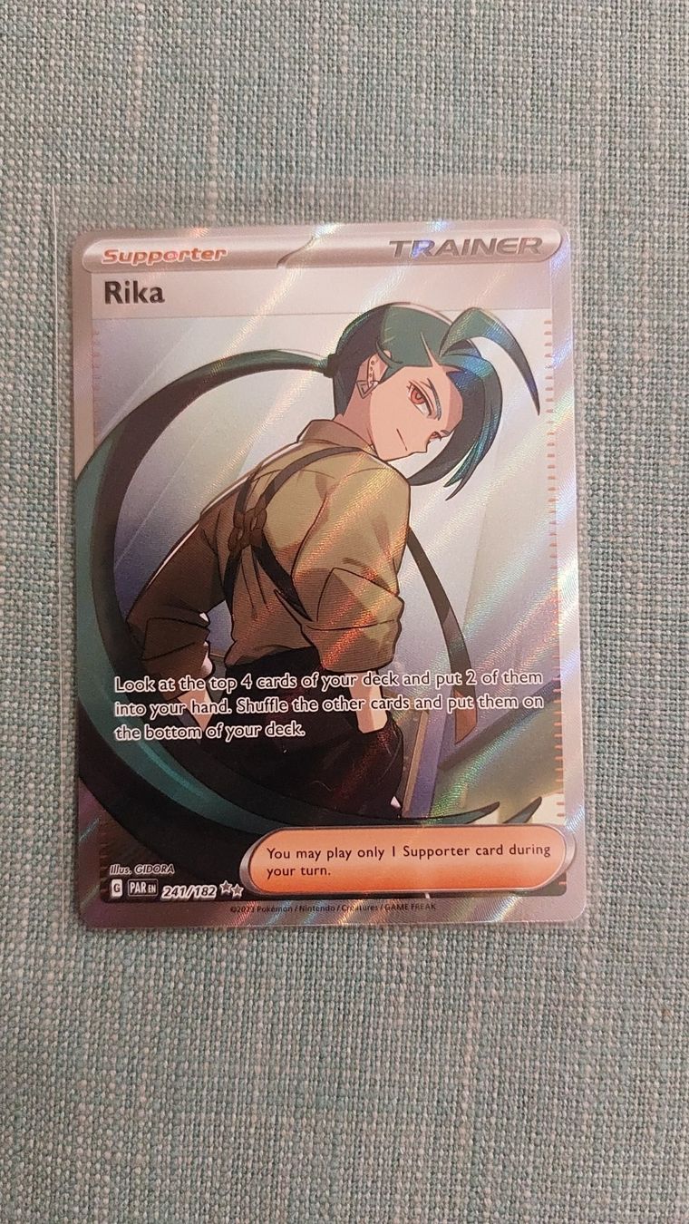 Pokémon Carte collezionabili: Rika Fullart Paradox Rift – Nuovo (secondo la descrizione) da Bellinzona venduto da Pagur