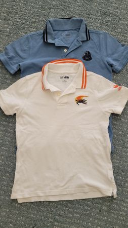 2x Boys Polo Shirts Star Wars & Gap Summer Casual Wear 👕