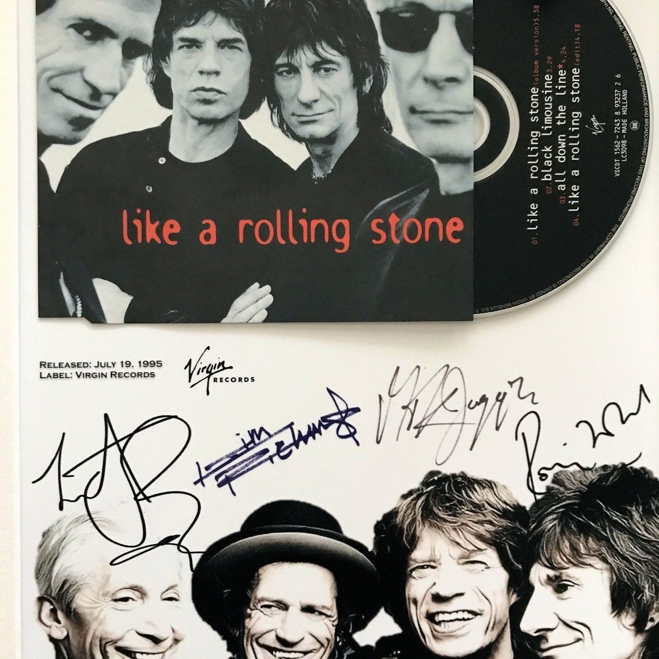 Foto & Immagini: Rolling Stones CD Framed Autogramm KULT Mick Jagger Rock – Nuovo (secondo la descrizione) da St. Niklausen LU venduto da Stefan_Bammert_Art 1