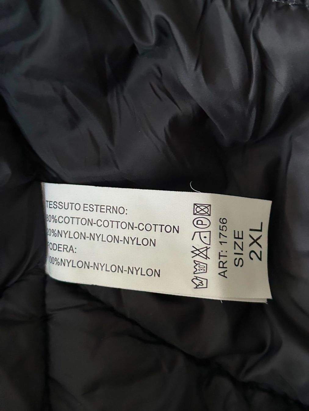 Giacche: Giacca invernale nera corta Fly tg. 2XL – Usato da Melano venduto da H-Sara 3