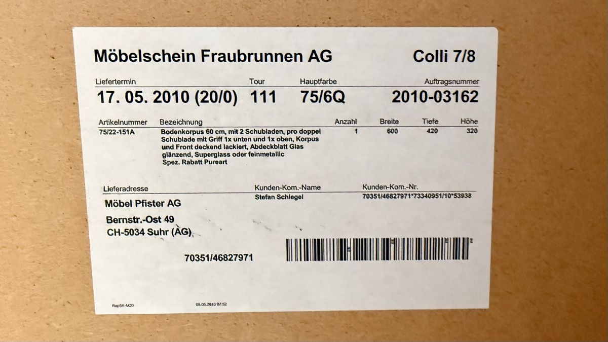 Pfister Nachttische: Nachtkommode weiss 2 Schubladen – Gebraucht aus Zürich von Markdesor 6