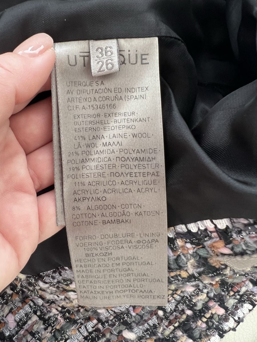 Giacche: Uterque Tweed Jacket, Size 36 – Usato da Pully venduto da opa_k78q 6