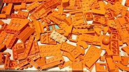 Lego 150 Orange Teile Pièces Oranges A53