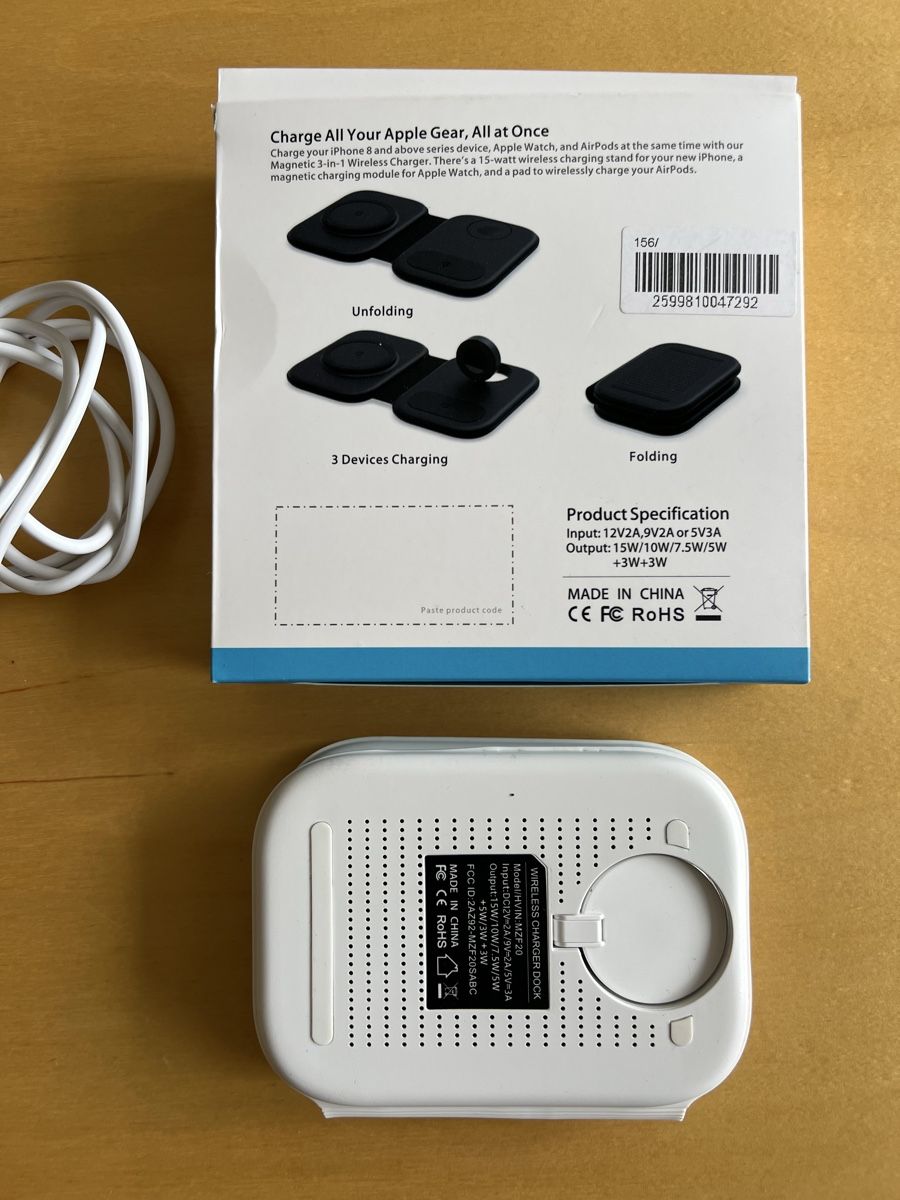 Caricabatterie: Wireless charger iPhone AirPods – Usato da Zürich venduto da LaraGdchp 2