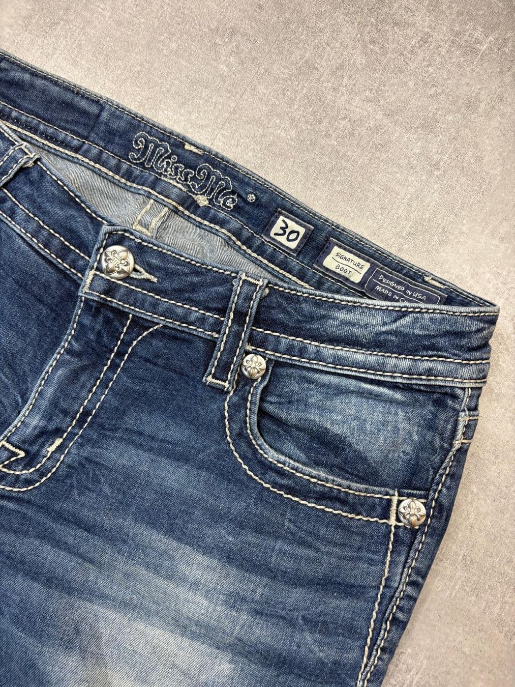 Jeans: Miss Me Bootcut Flared Jeans - Grösse L/30 – Nuovo (secondo la descrizione) da Werdenberg venduto da hase.vintage 5