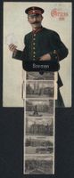 Leporello-AK Bremen, Briefträger mit An