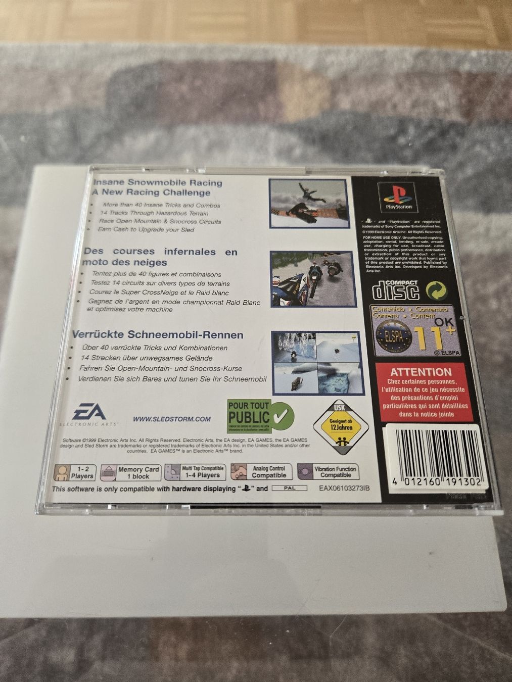 Giochi: Sled Storm PS1 – Usato da Bussigny venduto da Kfdlt 1