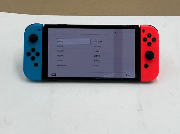 Nintendo Console: NINTENDO Switch OLED-Modell, Neon-Blau/Neon-Rot – Usato da Birmenstorf AG venduto da Distronics_SchweizAG 3
