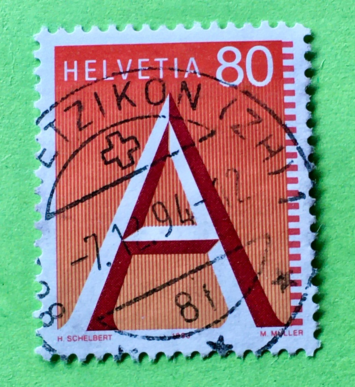 Tutti i francobolli: Nr.838 A-Post Marke Stempel 1993   – Usato da Aarau venduto da Billa007