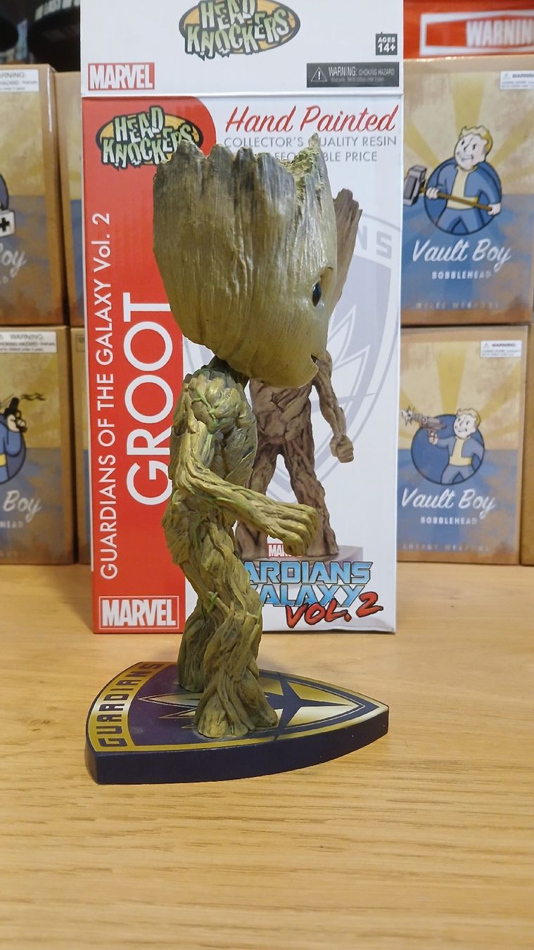 Marvel Statuette: Neca guardians of the galaxy 2 head knocker groot – Usato da Fribourg venduto da vin_k8mx 1