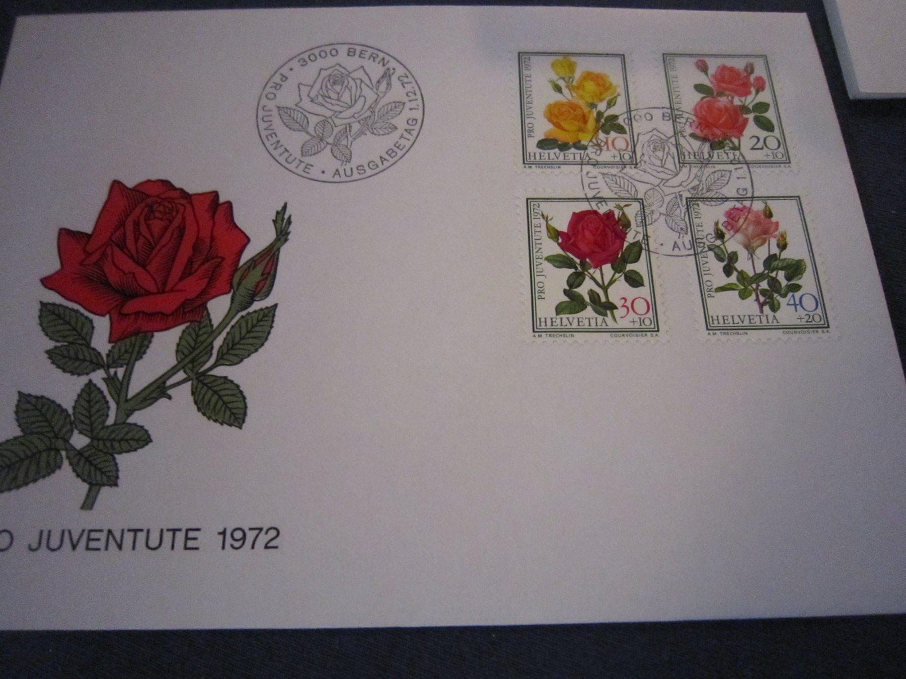 Tutti i francobolli: PJ 1972 FDC Serien – Usato da Gordola venduto da Polentaefung 4