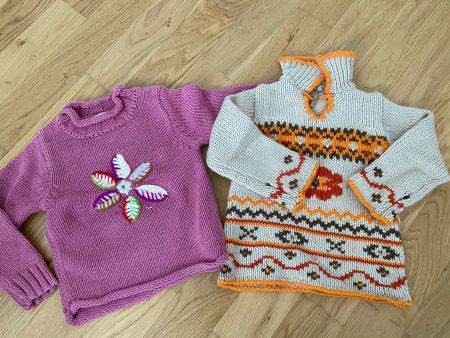 2x Strickpulli Gr. 86/92 u 98/104 neuwertig