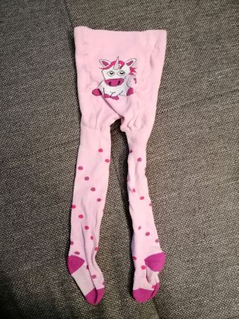 Strumpfhose Gr. 86 /92 mit Einhorn