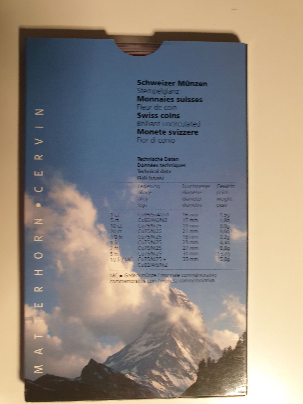 Tutti le monete: Münzset Matterhorn 2004 – Nuovo (secondo la descrizione) da Würenlos venduto da calimero095 1