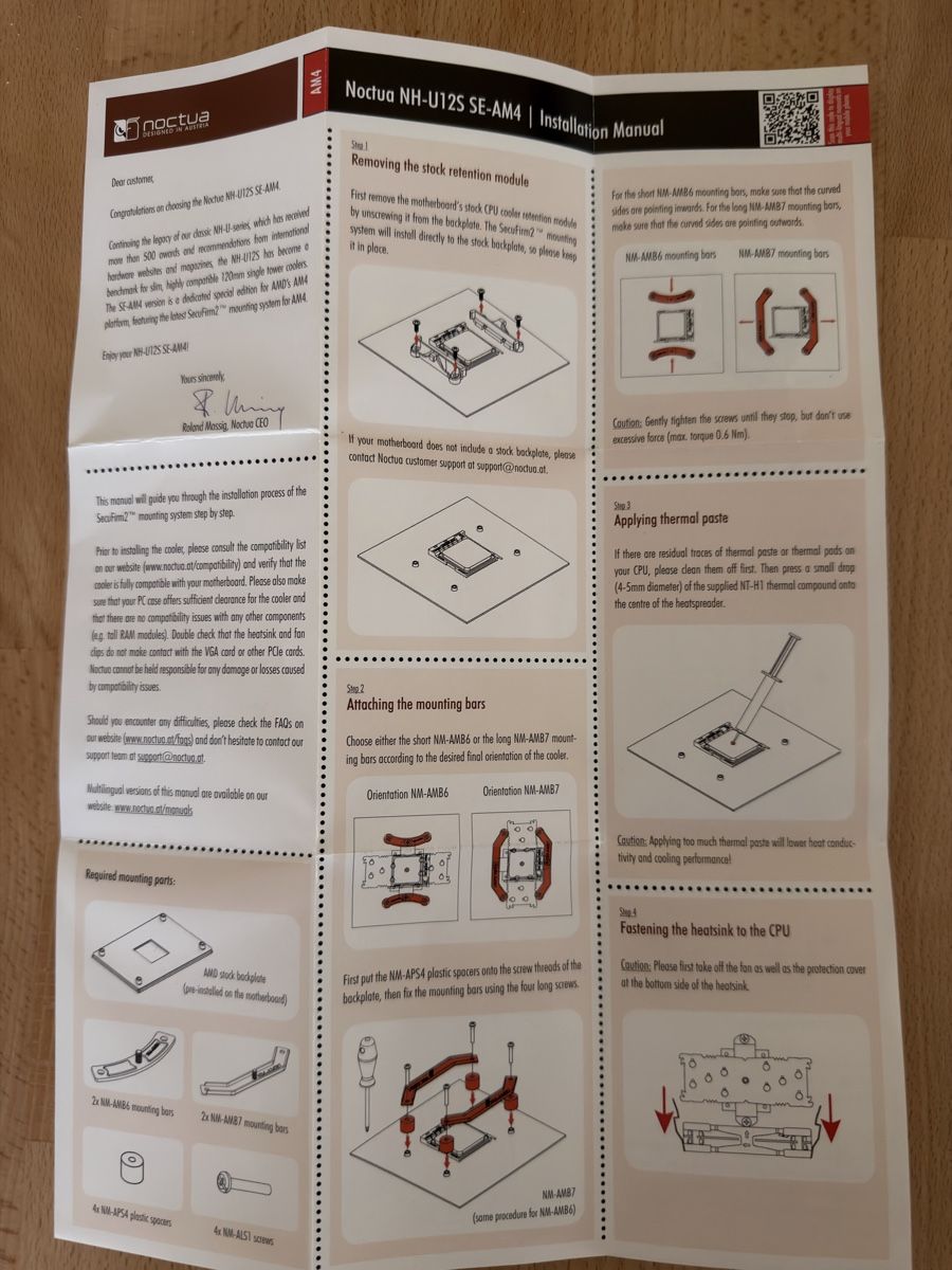 Noctua Componenti elettronici: Noctua NH-U12S SE-AM4 CPU-Kühler – Usato da Riehen venduto da Reinhard99 4