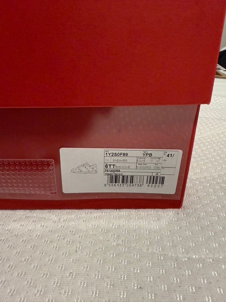 Valentino Herrenschuhe: VALENTINO Sneaker | Grösse 41, weiss/blau – Neu (gemäss Beschreibung) aus Küsnacht ZH von Wozdav 8